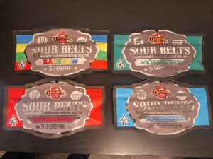 Devour Sour Belts - 3000mg