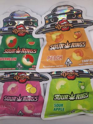 Devour Sour Rings 1500mg