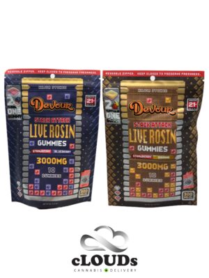 Devour - Stack Attack Live Rosin Gummies 3000mg