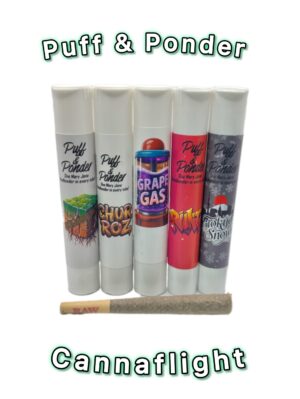 Puff & Ponder - Cannaflight 5-Pack